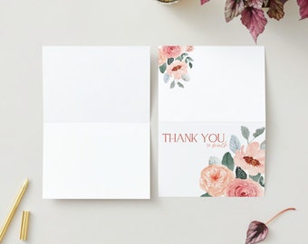 Canva Digital Download Thank You Cards