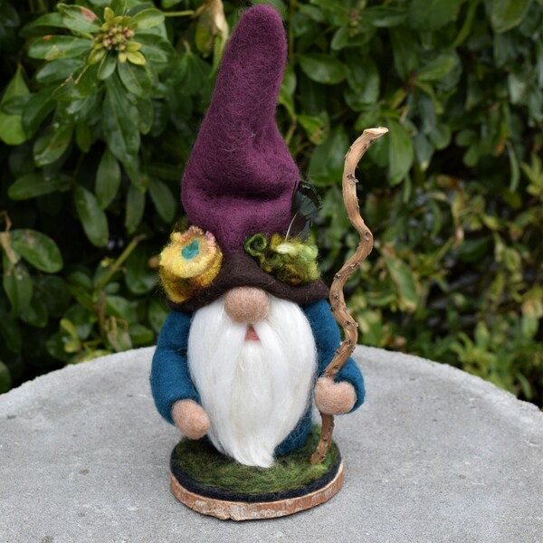 Wool Felt Gnome Etsy