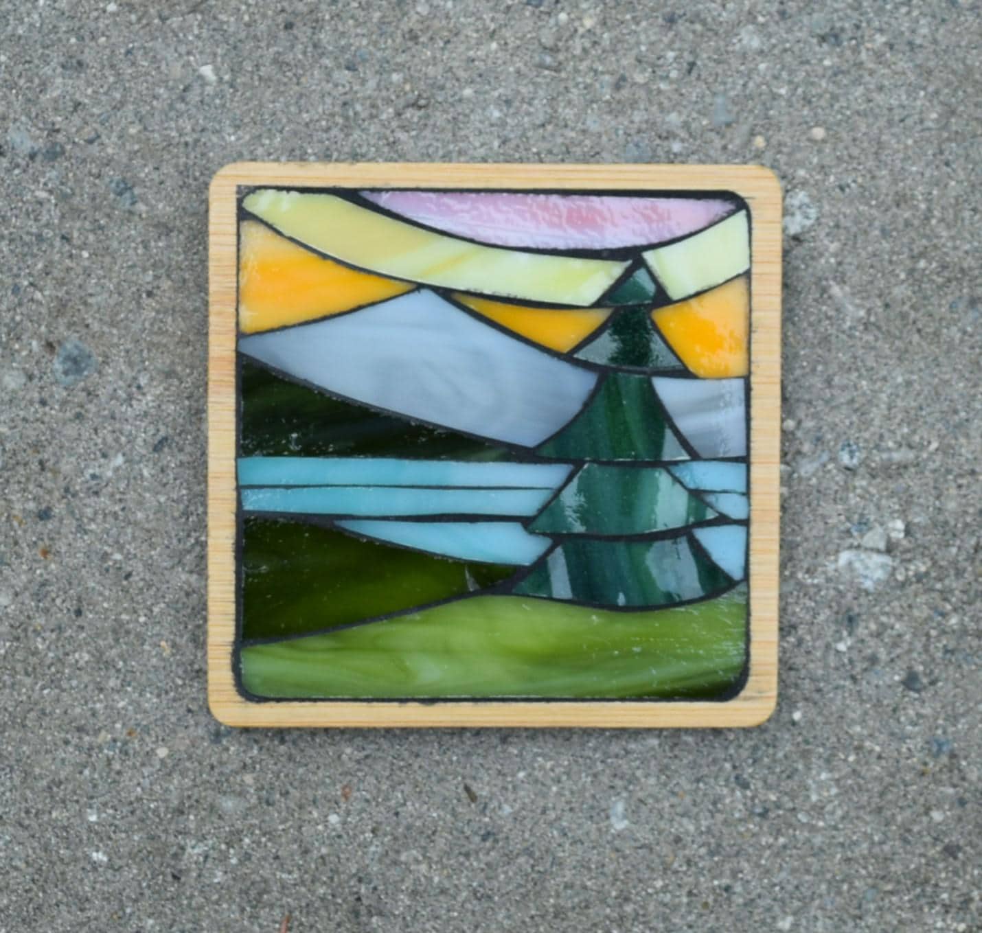 Mountain Mosaic Art - Etsy