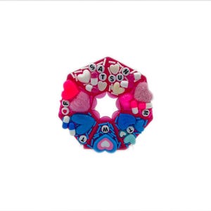 Transgender Pride Flag Pillendoosje: roze bedazzled 7-daags pillendoosje