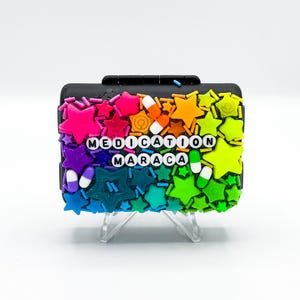 &#39;Medikation Maraca&#39; Pillenorganizer: Lustige sarkastische wöchentliche 7 Tage magnetische Pillendose