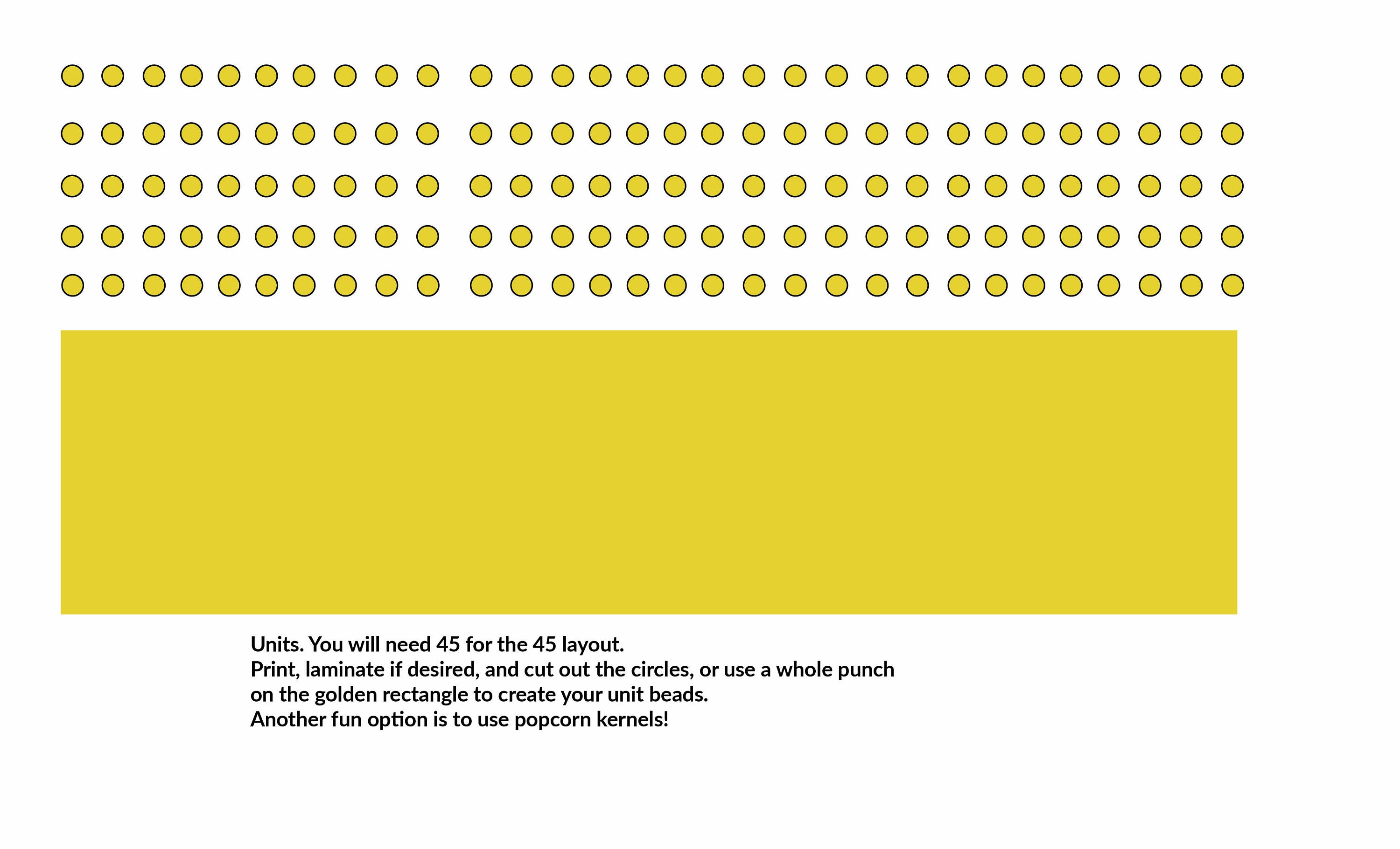Montessori Golden Bead Material Montessori Printable - Etsy
