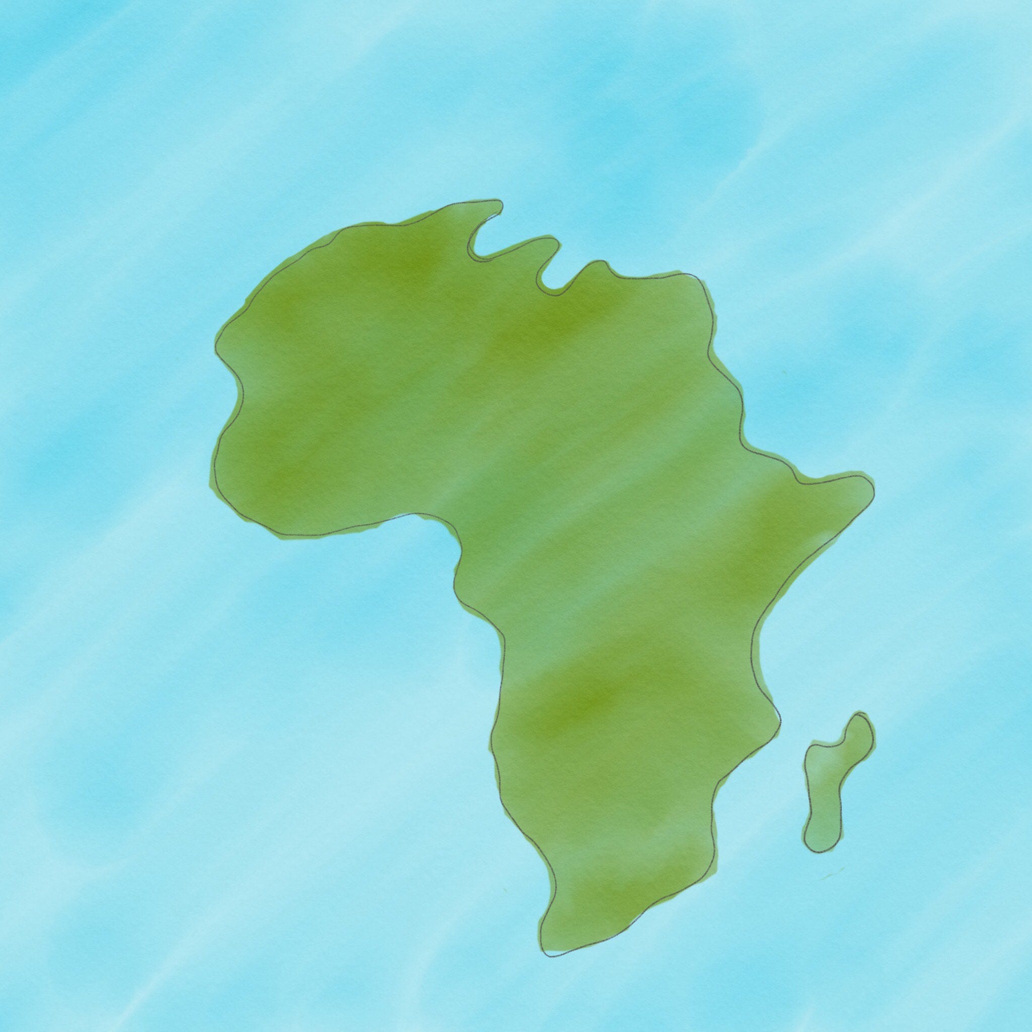 Montessori Map Coloring Pages Montessori Map Work Montessori | Etsy