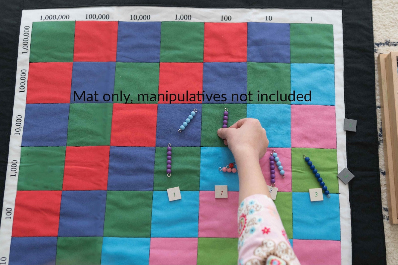 Montessori Montessori Math Decimal Checkerboard Mat Etsy