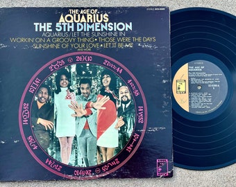Vintage 5th Dimension Age of Aquarius Soul City Vinyl Record