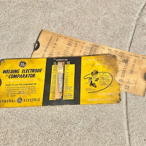 Vintage General Electric Welding Electrode Comparator