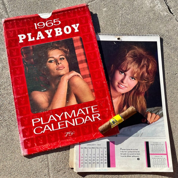 Playboy Calendars Etsy Playboy Calendars Etsy
