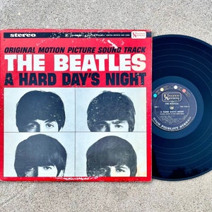 Vintage The Beatles Original Motion Soundtrack A Hard Days Night United Artists Vinyl Album image 1