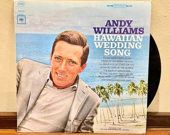 Vintage Andy Williams Hawaiian Wedding Song Vinyl Columbia Record