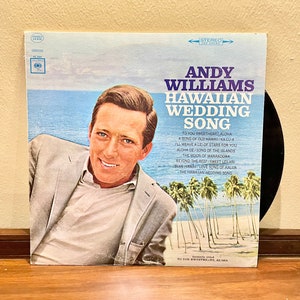 Vintage Andy Williams Hawaiian Wedding Song Vinyl Columbia Record