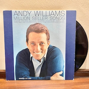 Vintage Andy Williams Million Seller Songs Vinyl Cadence Record