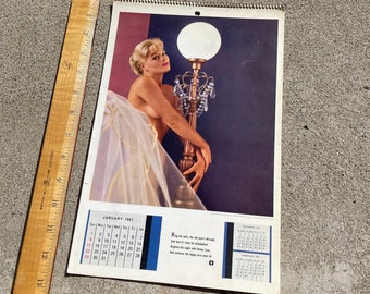 Vintage 1961 Playboy Calendar