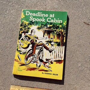 Vintage January 1969 Deadline at Spook Cabin by Eugenia Miller Book