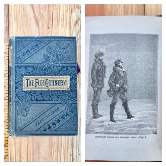 Vintage Jules Verne the Fur Country; Seventy Degrees North