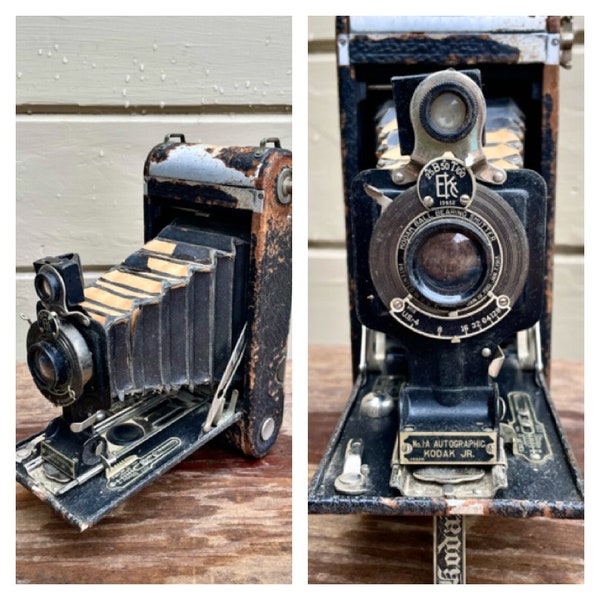 Vintage Eastman Kodak No. 1-A Autographic Kodak Junior Folding Camera