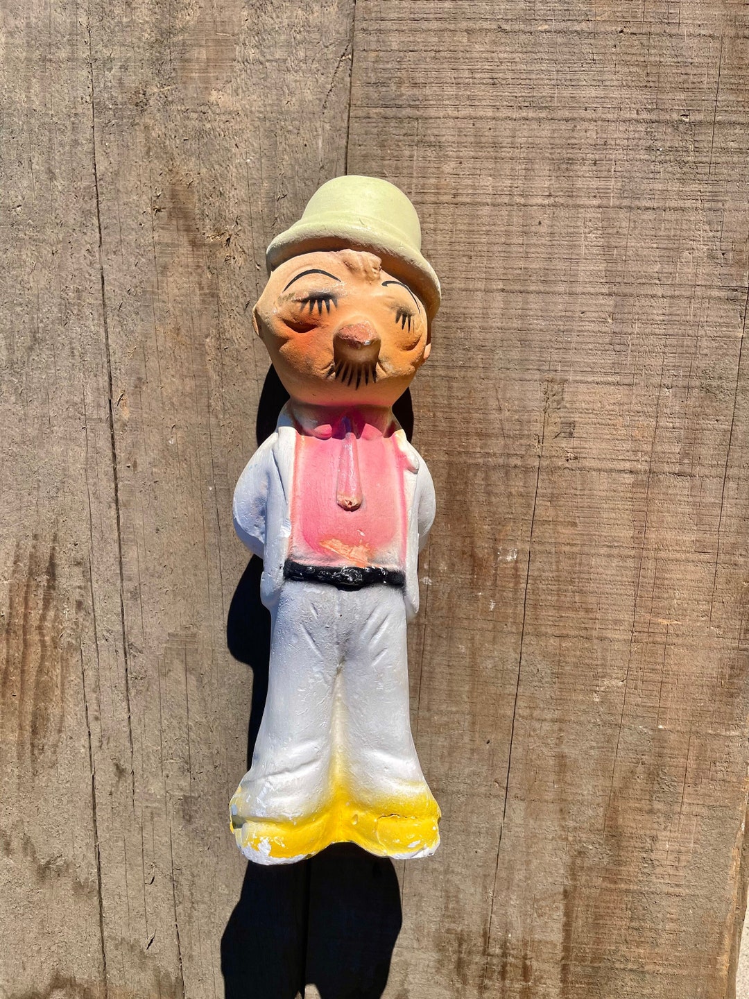 ポパイWIMPY★COMIC STRIP DOLL人形1940'ビンテージUSA Vintage 1930s/1940s Popeye Wimpy Carnival Chalkware Prize Statue