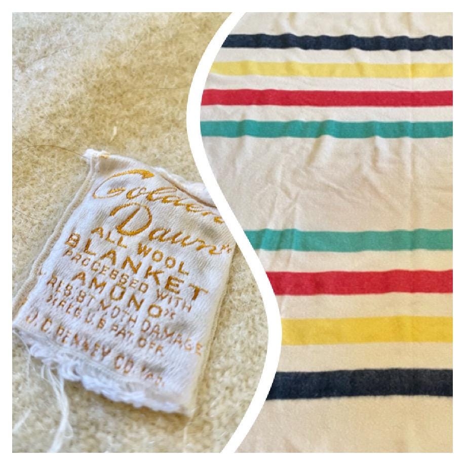 Golden Dawn Wool Blanket - Etsy