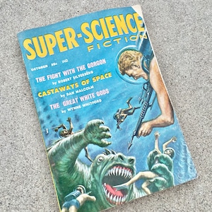 Vintage Super-Science Fiction Book October 1958
