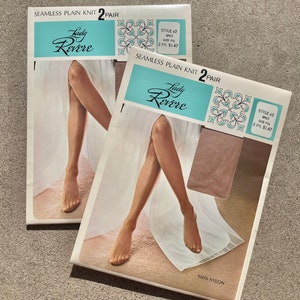 Vintage 1960s Unopened Lady Revere Stockings NOS