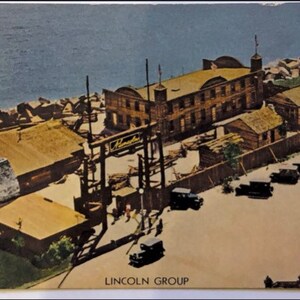 Vintage 1933 Chicago International Expo Worlds Fair Lincoln Group Postcard