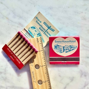 Vintage Towne House Hotel San Francisco Bart Matchbook