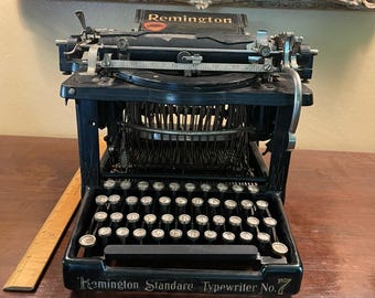 Vintage Early 1900s Remington Standard No. 7 Typewriter - Etsy