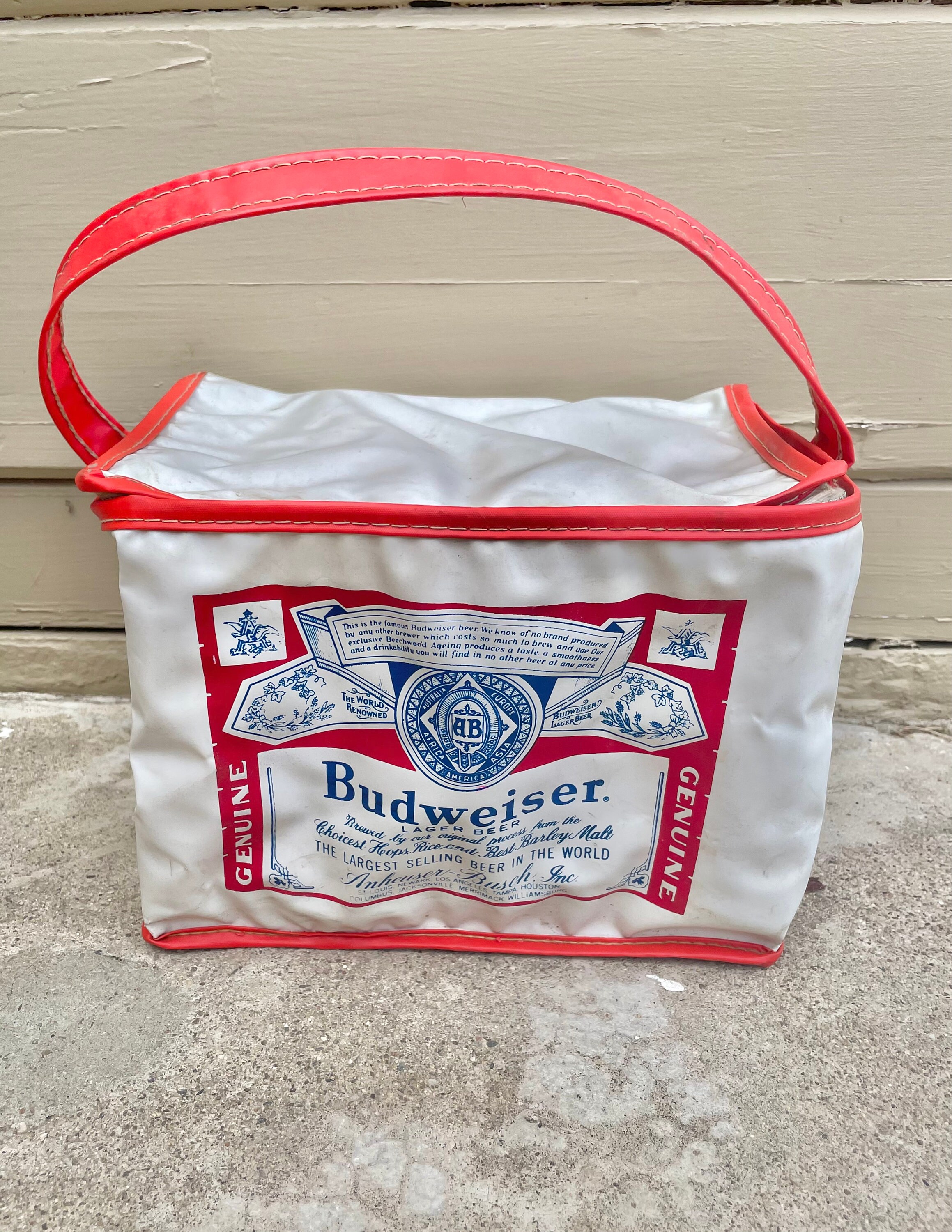 【当時もの】Budweiser レトロキャンバスポーチ 当時もの】Budweiser レトロキャンバスポーチ 当時もの