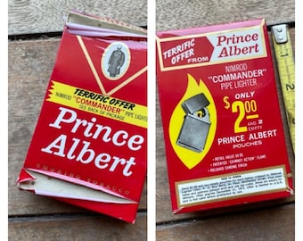Vintage NOS Prince Albert Pipe Tobacco Box