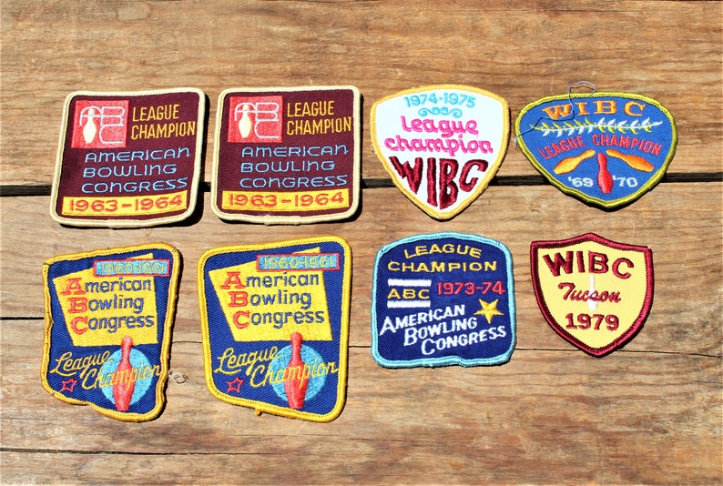 Vintage 1960's-1970's Bowling WIBC ABC League Tournament image 1