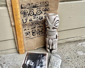 ★レア直筆サイン★MUNK TIKIマグ★ムンク・ティキ☆shagサーフィン Tiki Diablo Oceanic Arts Whittier Marquesan Limited Edition Bob