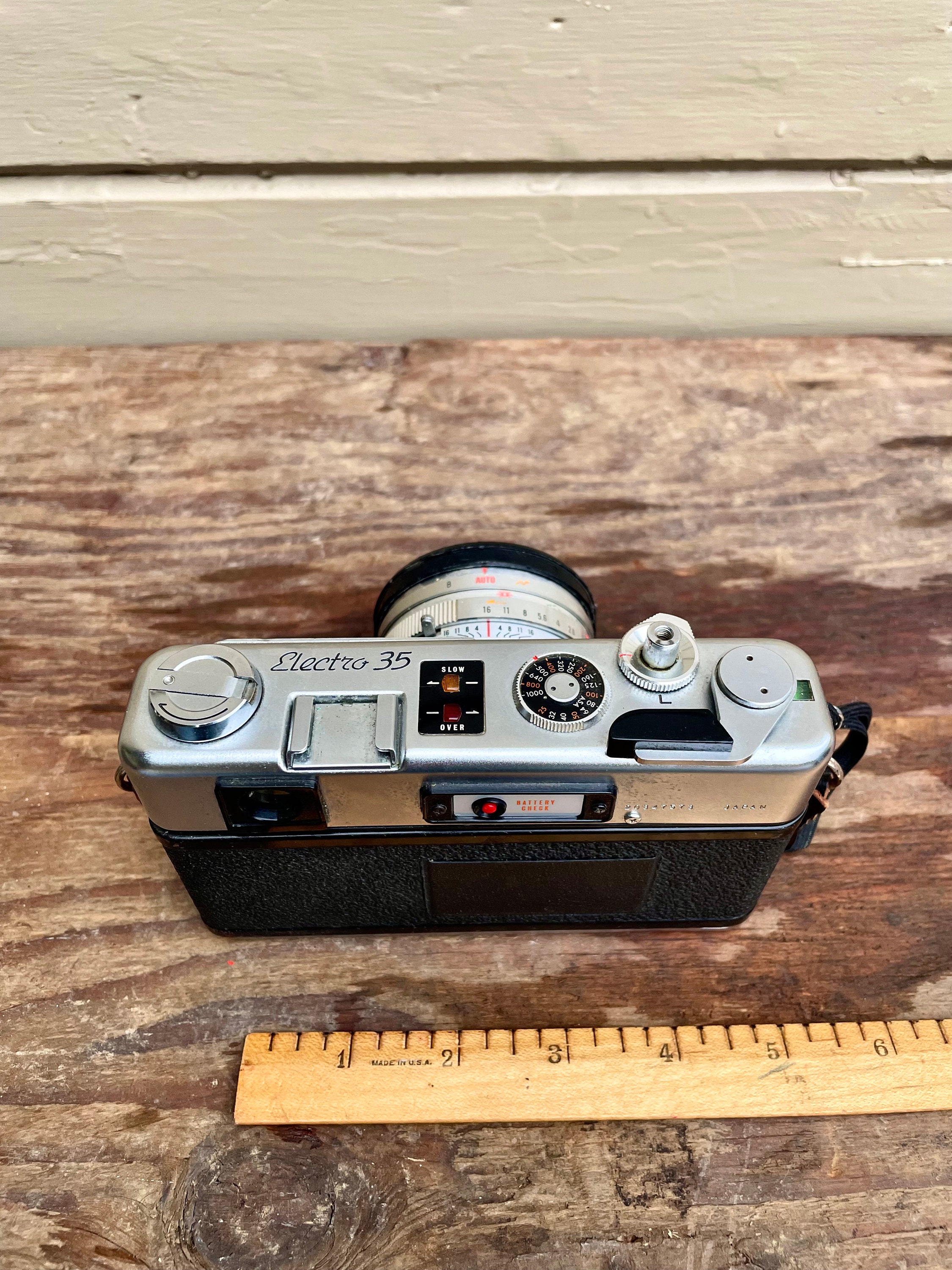 Vintage Yashica Electro 35 Camera W/ Case - Etsy