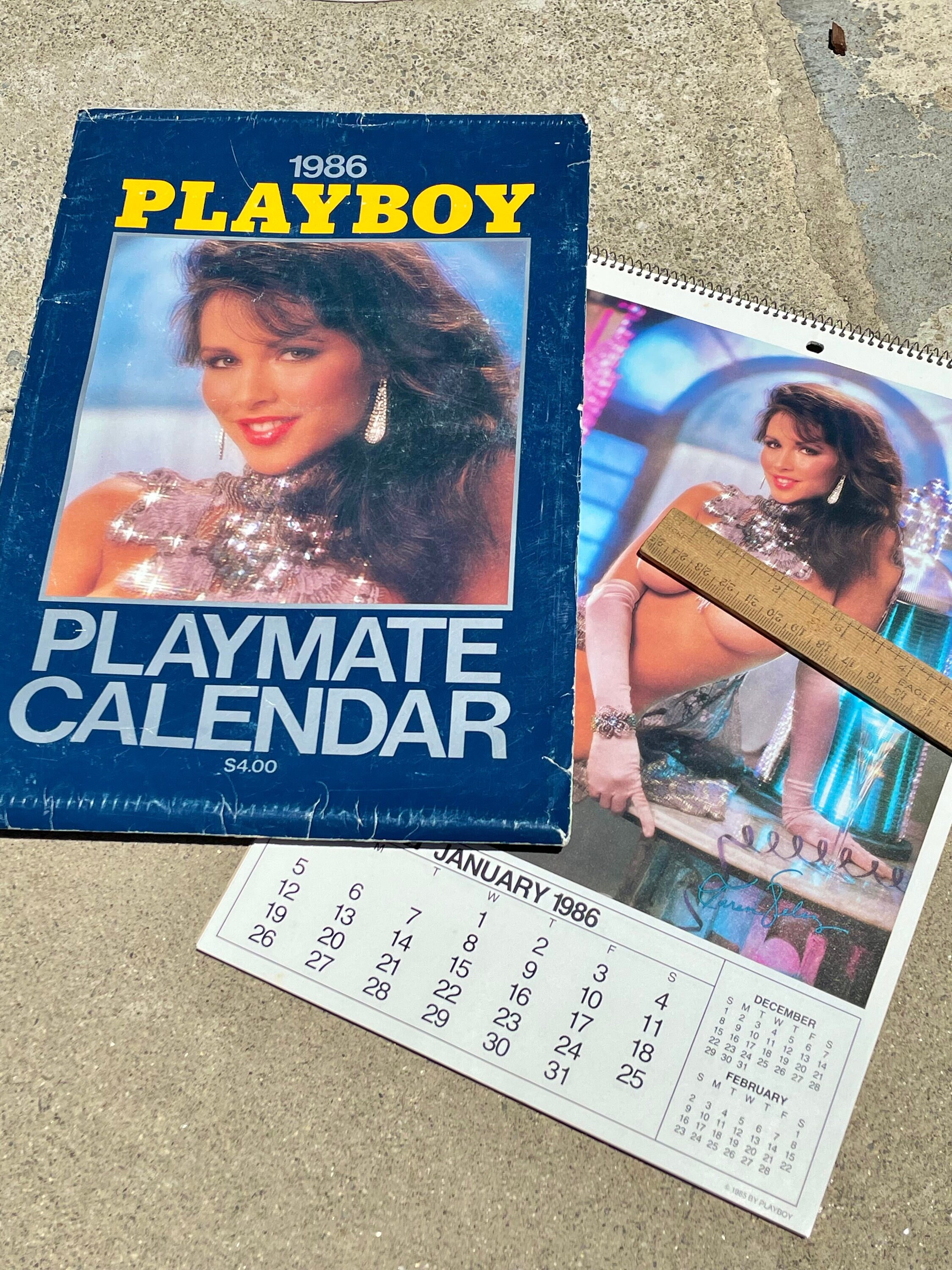 Vintage 1886 Playboy Playmate-kalender - Etsy Nederland