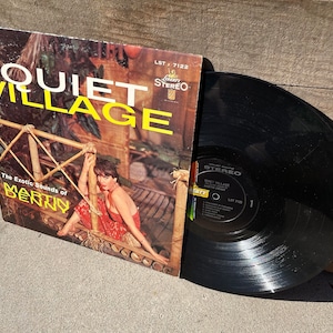 Vintage 1960s Martin Denny Quiet Village Tiki Exotica Vinyl 78 Record