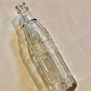 Vintage 1925 Nehi Embossed Glass Soda Bottle