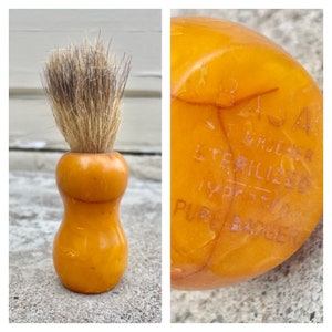 Vintage Bakelite Badger Shave Brush