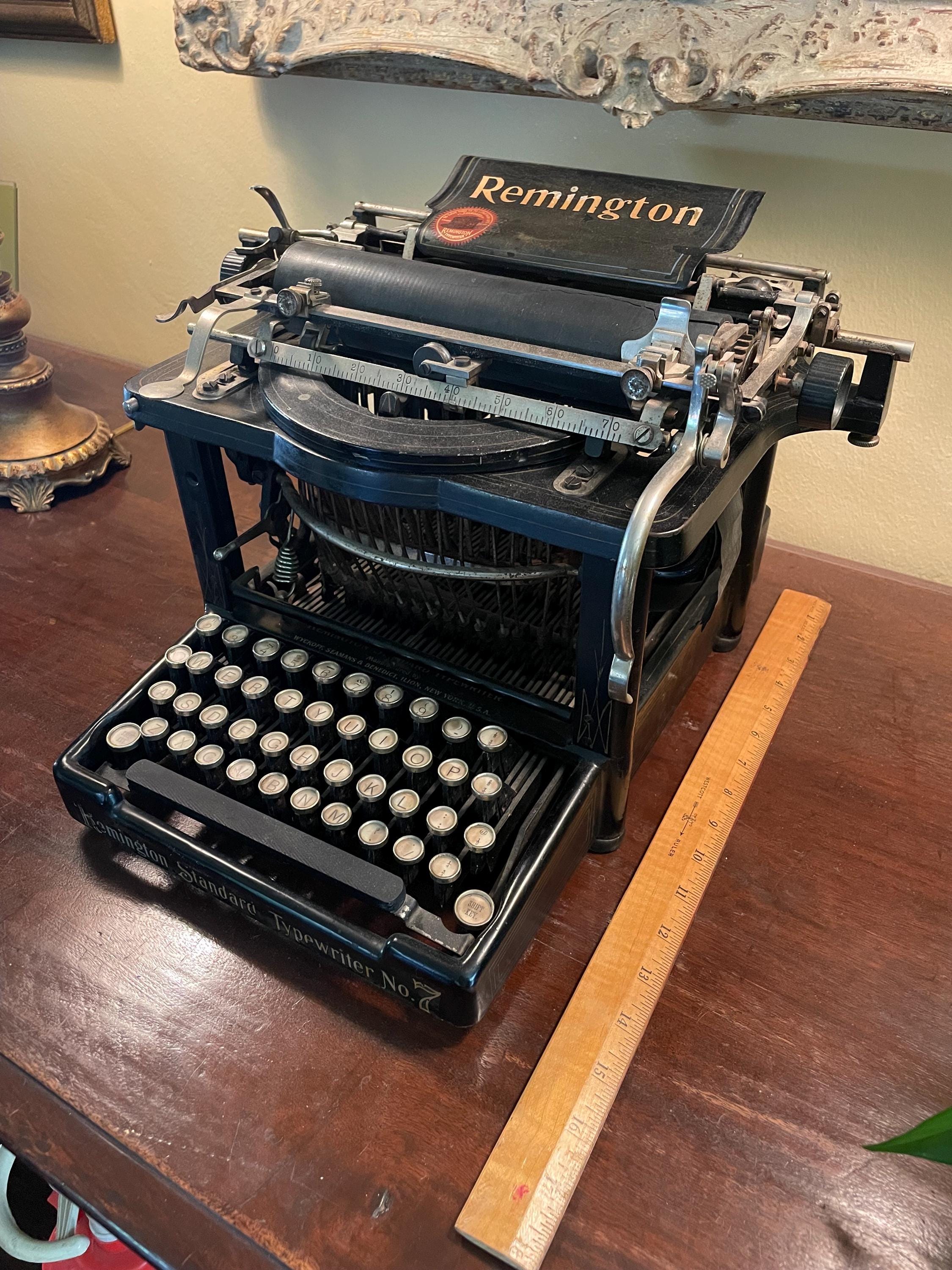 Vintage Early 1900s Remington Standard No. 7 Typewriter - Etsy
