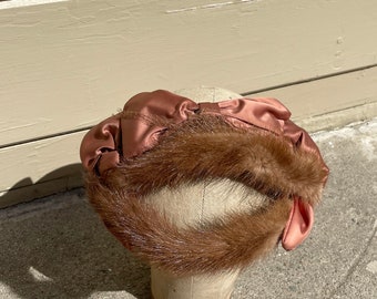 VINTAGE MINK HAT/HEAD BAND Vintage 1950 main image 4