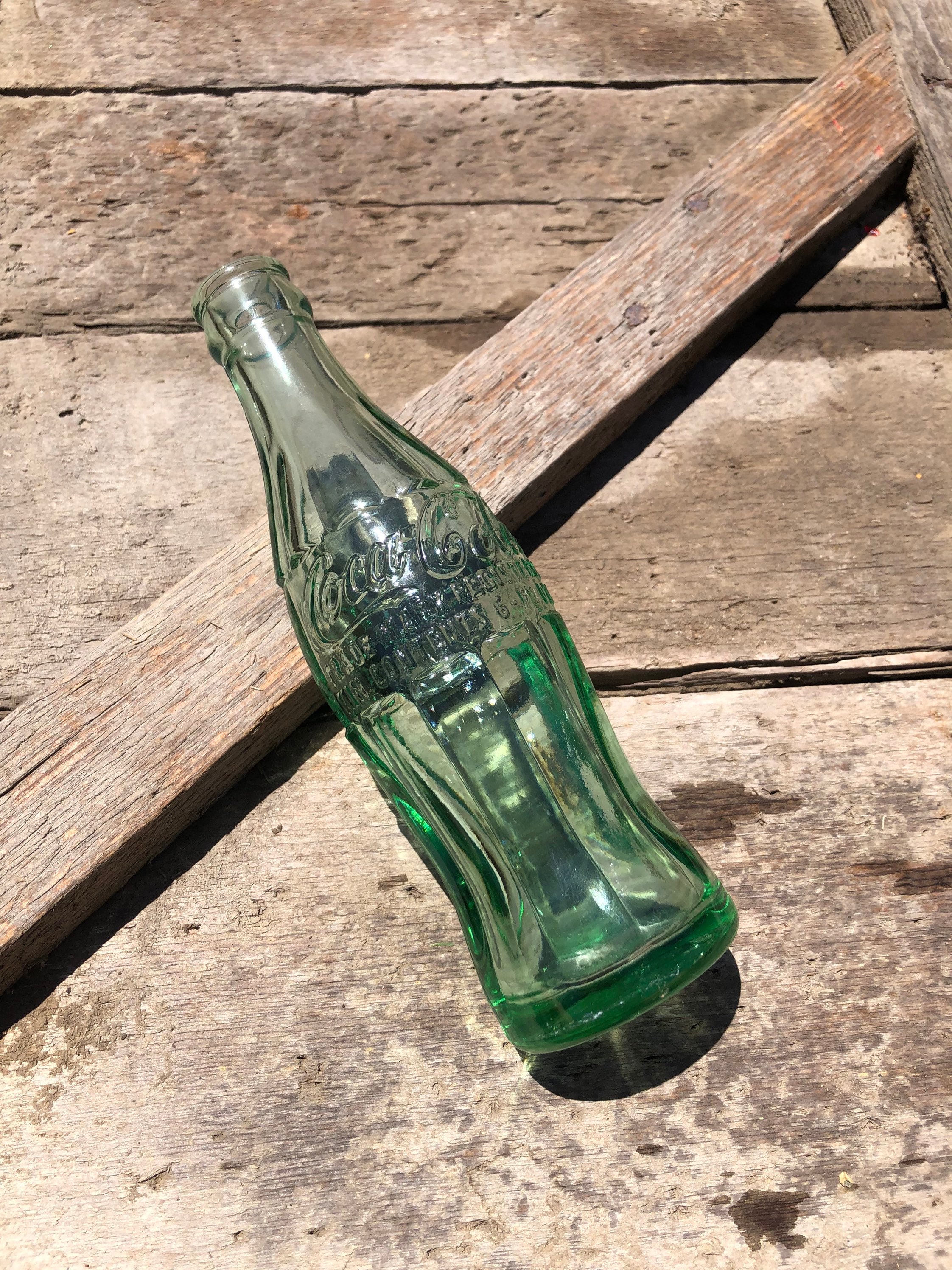 Vintage 1950's Coca-cola San Francisco Embossed Glass Soda