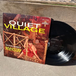 Vintage 1960s Martin Denny Quiet Village Tiki Exotica Vinyl 78 Record