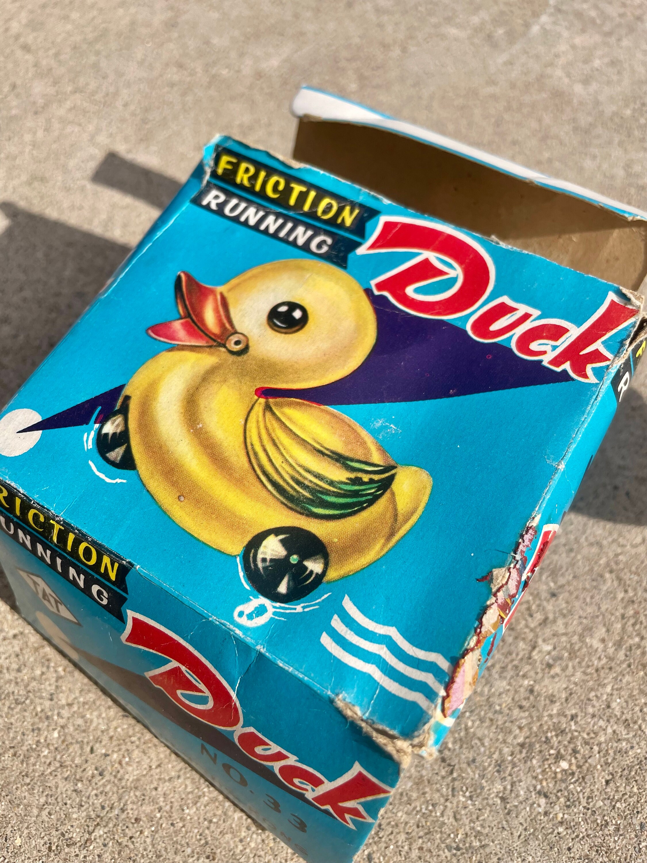 Friction Running Duck 　ブリキ玩具　ダッグ 日本製 Vintage 1950s/60s Friction Running Duck Toy Hong Kong - Etsy
