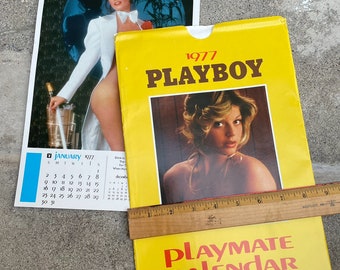 Vintage 1977 Playboy Calendar