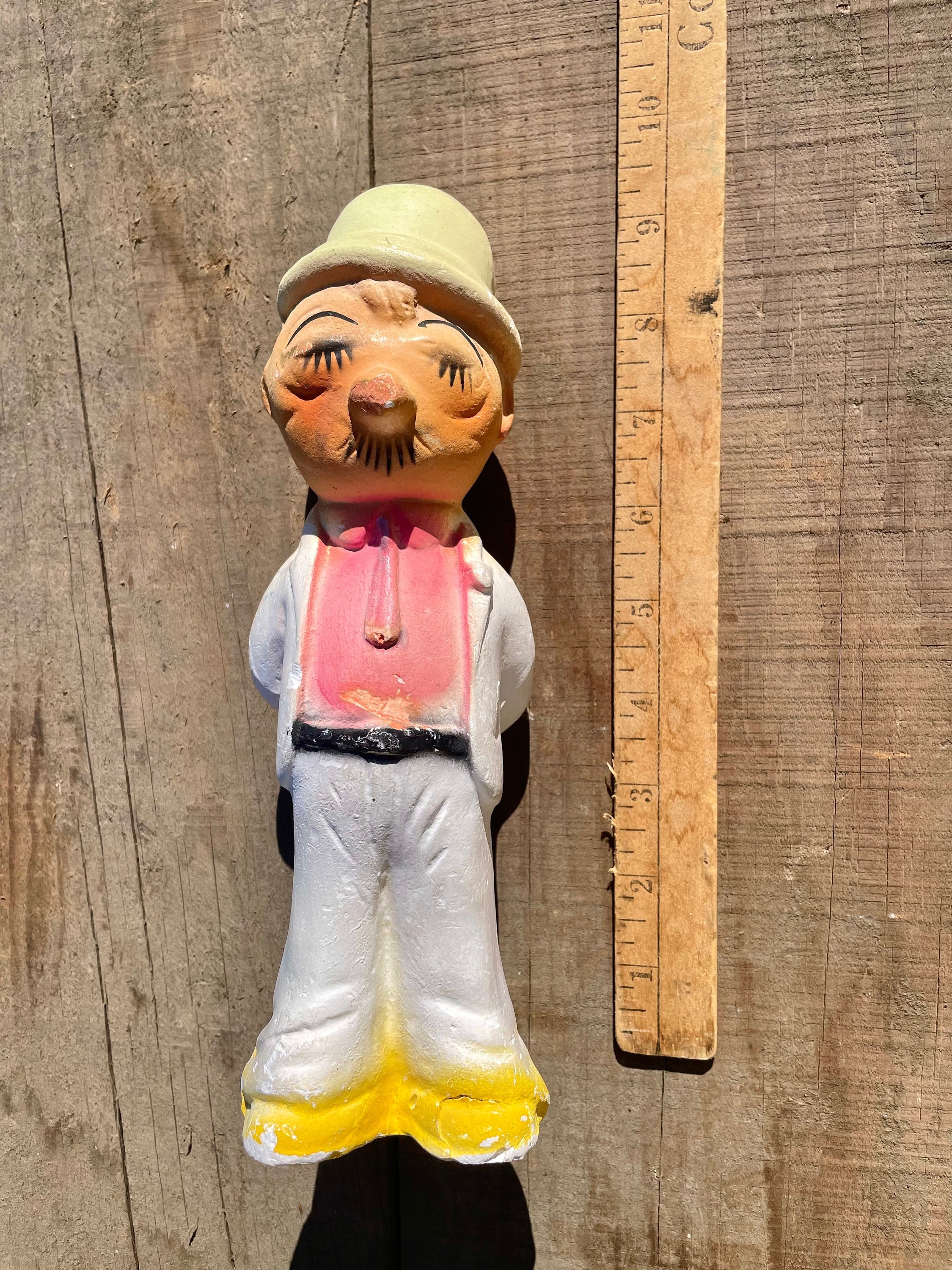 ポパイWIMPY★COMIC STRIP DOLL人形1940'ビンテージUSA Vintage 1930s/1940s Popeye Wimpy Carnival Chalkware Prize Statue