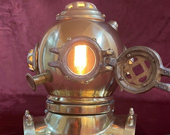 Brass Mark IV Navy Diving Helmet