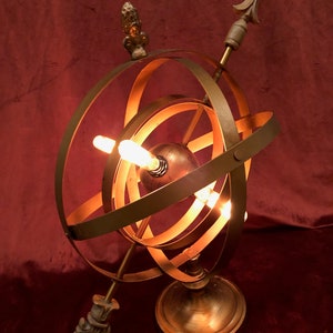 Illuminated Armillary Globe image 1