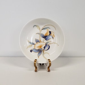 Vintage Aynsley Trinket Dish, Just Orchids Pattern, Fine English Bone China, Collectible, Functional