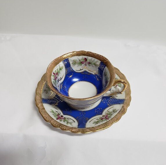 Vintage Demitasse Cup and Saucer Set UCAGCO Bone China - Etsy