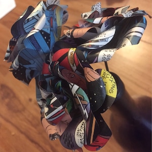 Comic Book Flower Bouquet - Marvel DC Superhero Roses - Nerd Roses - Wedding Bouquet - Mothers Day Gift - Undying Flowers - Graduation Gift image 7