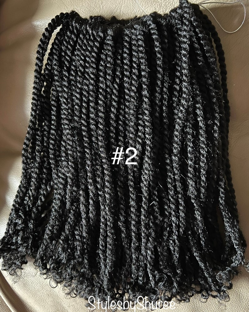 Pre-twisted Crochet Small Kinky Twists 200 Pieces 12 Inches - Etsy