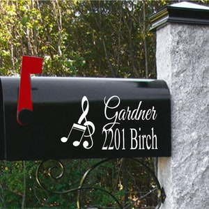 Custom Mailbox Decal, Mailbox Numbers Decal, Mailbox Decals, Mailbox Vinyl Address