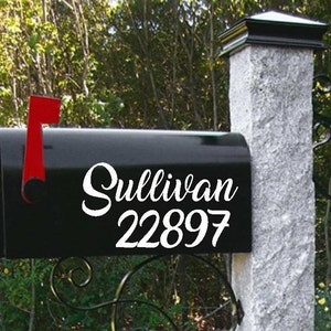 Custom Mailbox Decals: Vinyl Address Numbers & Lettering